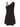 Asymmetrical Neck Sleeveless Mini Dress